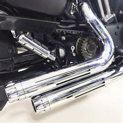 哈雷883黑色排氣管 適用於 Harley Sportster雄渾排氣管 哈雷883 超短排氣管 哈雷48哈雷48腳踏 蝦皮購物