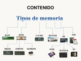 Tipos De Memoria Ppt