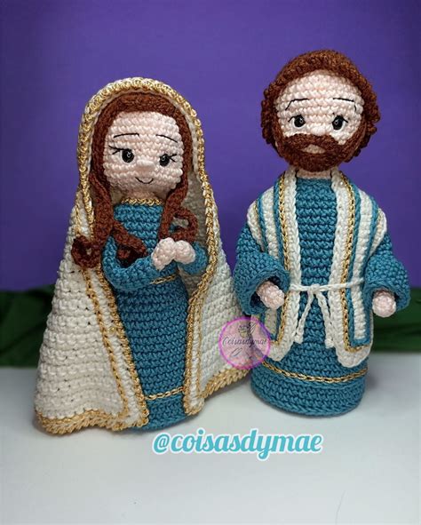 Sagrada Família Amigurumi Elo7 Produtos Especiais