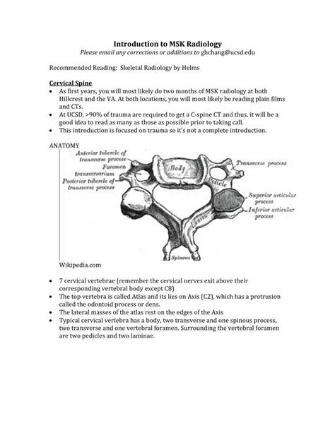 Pdf Introduction To Msk Radiology Please Email Any Corrections To