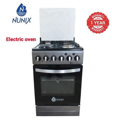 Best Price For Nunix 60x60 3 Gas Plus 1 Electric Free Standing Cooker