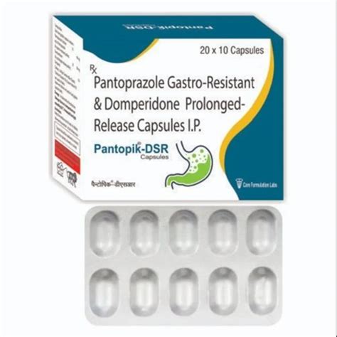 Pantopik Dsr Enteric Coated Pantoprazole Sodium And Domperidone Sr