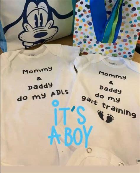 Physical Therapy Onesie Mommy And Daddy Do My Gait Training Etsy