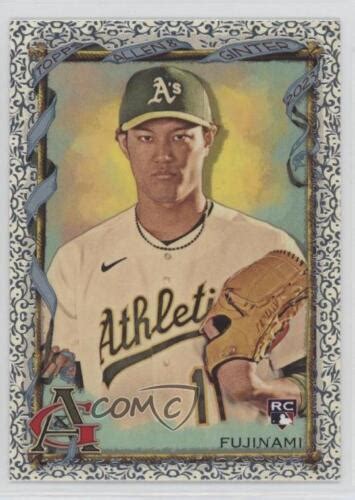 Topps Allen Ginter Foil Filigree Shintaro Fujinami Rookie