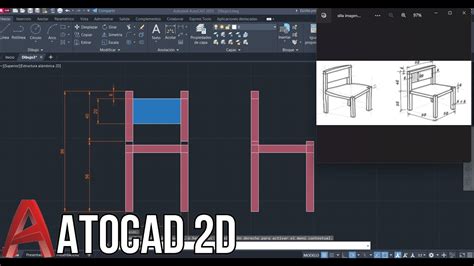 DIBUJANDO MI PROPIA SILLA EN AUTOCAD 2D YouTube