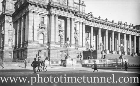 Parliament House, Melbourne, Victoria, 1936. - Photo Time Tunnel