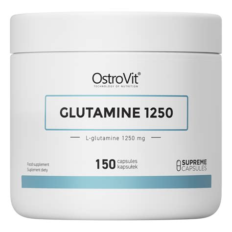 L Glutamin Glutamine Kapsule OstroVit 1250 Mg 150 Kapsula