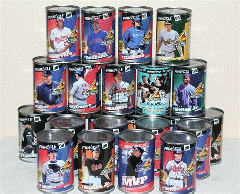 1998 Pinnacle Baseball Cards In A Can Your Choice Each Can Has 10