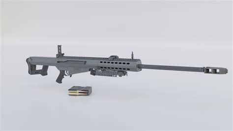 ArtStation - Sniper Rifle - Barrett M82A1 | Game Assets