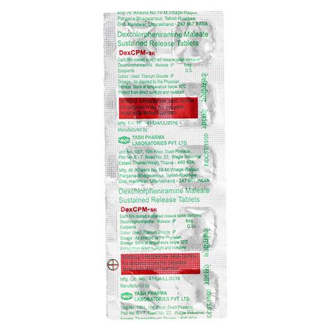 Dexcpm Sr Mg Tablet S Price Uses Side Effects Netmeds