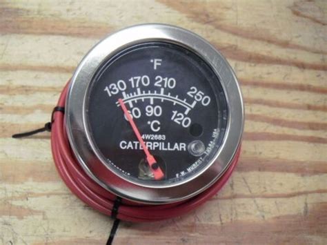 Cat Caterpillar W Engine Oil Coolant Manifold Air Temp Gauge