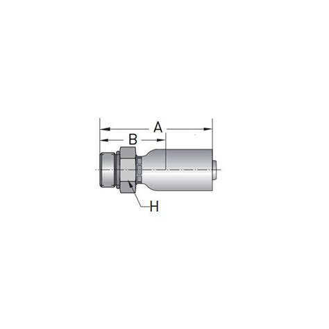 O Male Straight Thread Hydraulic Fitting