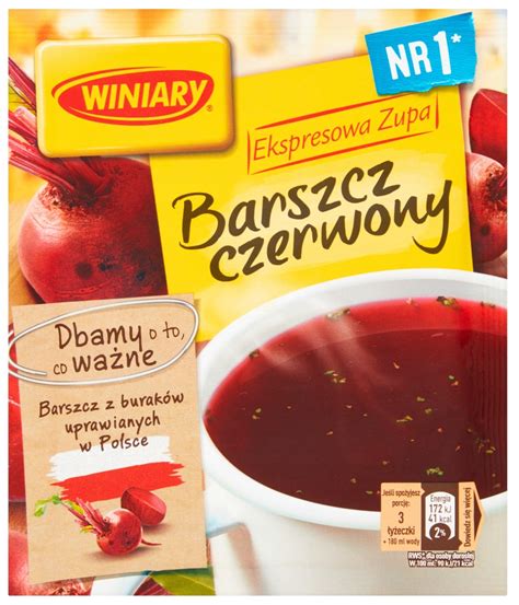 Winiary Barszcz Czerwony Ekspresowy G Allegro Pl