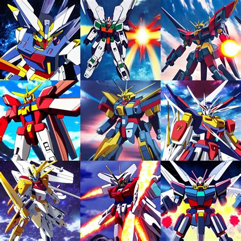 Gundam Anime Cinematic Dynamic Stable Diffusion Openart