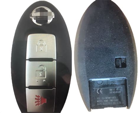 Fcc Id Cwtwb U Nissan Remote Key Button Remote Key Mhz Black Color