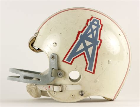 Lot Detail 1975 Houston Oilers Game Worn Suspension Helmet First