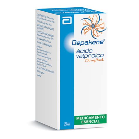 DEPAKENE ACIDO VALPROICO 250 MG JARABE X 120 ML EcoFarma