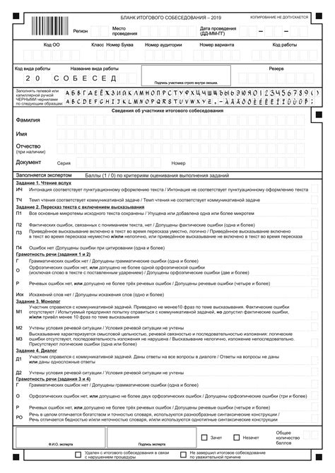 Устное собеседование