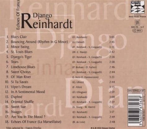 Echoes of France Django Reinhardt すそ洗い