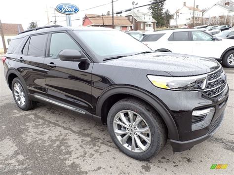 Agate Black Metallic 2020 Ford Explorer Xlt 4wd Exterior Photo