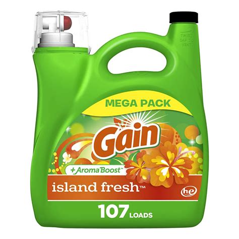 Gain Aroma Boost Island Fresh Liquid Laundry Detergent 107 Loads Shop