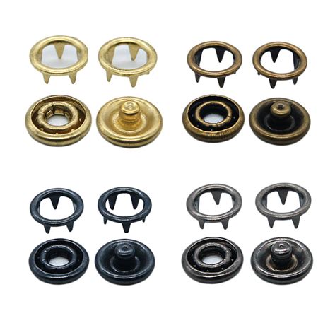 China Stainless Steel Covered Cap Prong Snap Button Manufacturers And