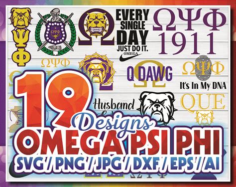 19 Designs Omega Psi Phi Svg Bundle Omega Psi Phi Svg Png And Jpeg