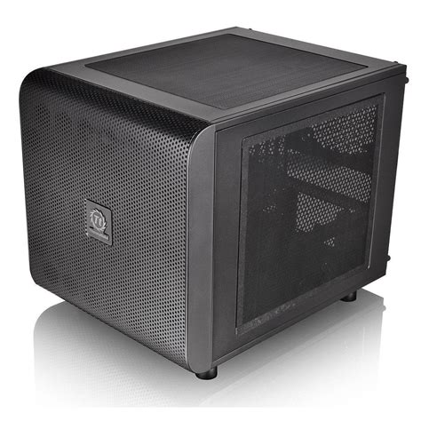 Thermaltake Core V21 Micro Atx Case Black Windowed Novatech