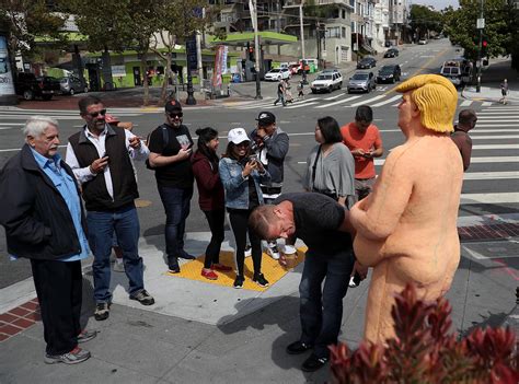 Naked Trump Statues Pop Up Around U S