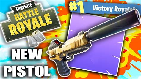 New Silenced Pistol In Fortnite Fortnite Battle Royale Multiplayer