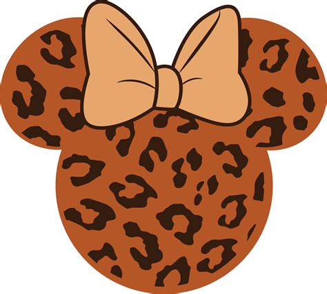 Minnie Cheetah Svg Disney Mickey Mouse Svg Mickey Clipart Inspire