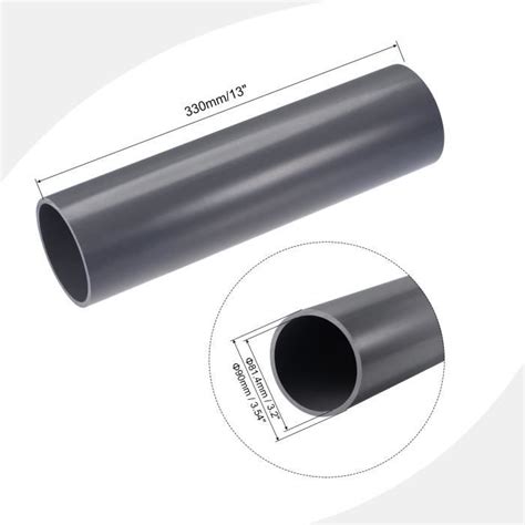 Tuyau Tube Pvc Sourcing Map Mm Dia Int Mm Dia Ext Cm Long