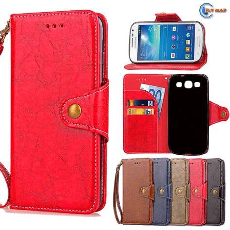 Case For Samsung Galaxy S3 3S S 3 SIII Neo Wallet Flip Phone PU Leather