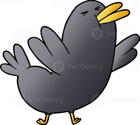 Cartoon Blackbird Drawing 47000611 Png