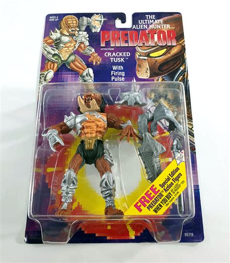 1993 Kenner Predator 5 Cracked Tusk Predator Action Figure Asfanation אספניישן