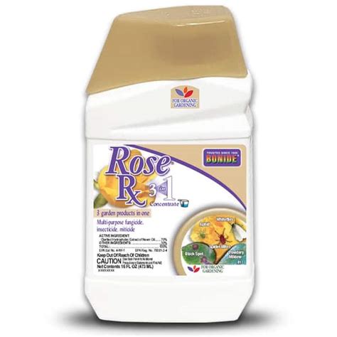 Bonide Rose Rx Multi-Purpose Fungicide, Insecticide and Miticide, 16 oz ...