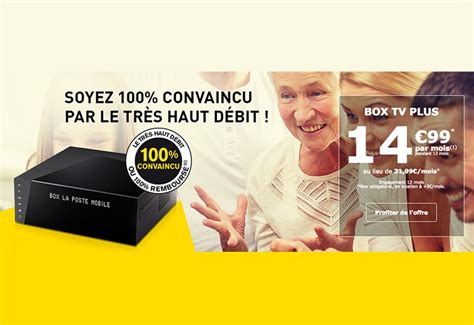 La Poste Mobile une offre internet à 14 99 et un forfait 4G 10 Go