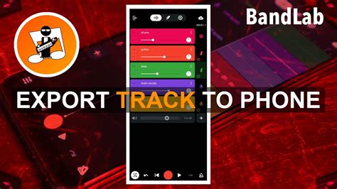 How To Export A Track From Bandlab To Your Phone As An Audio File