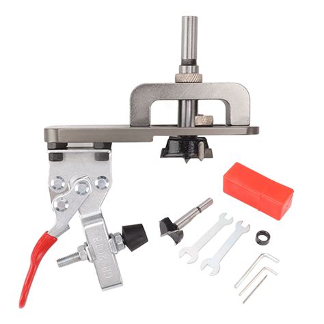 Mm Concealed Hinge Boring Jig Kit Aluminum Alloy Woodworking Hole