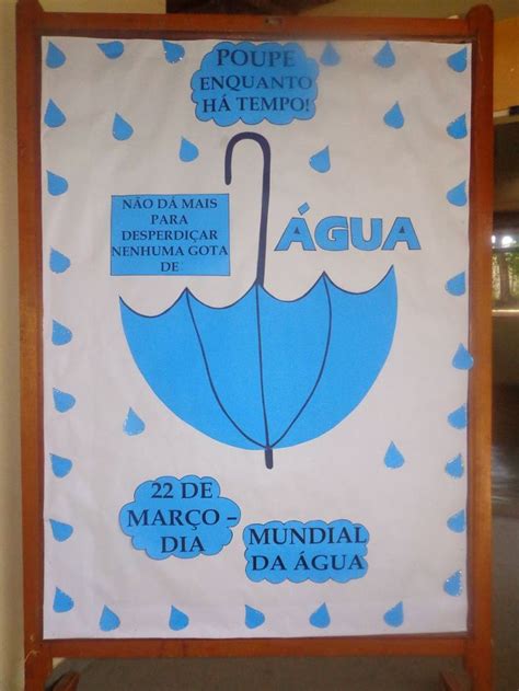 Painel Dia Da Água Em Eva Para Escola