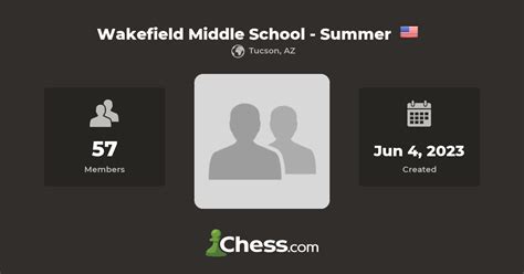 Wakefield Middle School - Summer - Chess Club - Chess.com