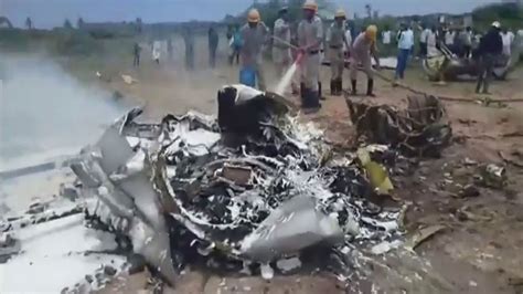 Iafs Kiran Trainer Aircraft Crashes Near Chamrajnagar Of Karnataka