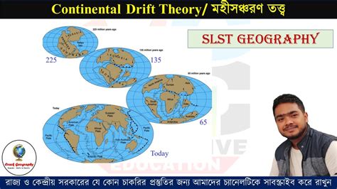 Continental Drift Theory By Alfred Wegener In Bengali মহীসঞ্চরণ মতবাদ