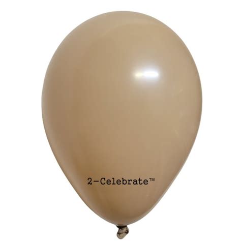 Caff Latte Latex Balloon Celebrate Ct Bag Balloon Warehouse