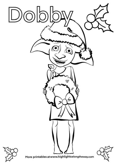 Dobby The House Elf Coloring Page