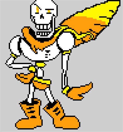 Undertale Pixel Art Papyrus Sprite Papyrus Png Download 500778 Images