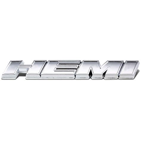 Metal Emblem Decal Logo Trim Badge "HEMI" (Silver) - Walmart.com ...