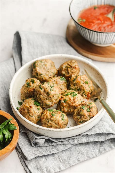 Air Fryer Turkey Meatballs - The Whole Cook