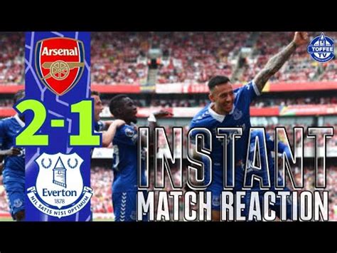 Arsenal Everton Match Reaction