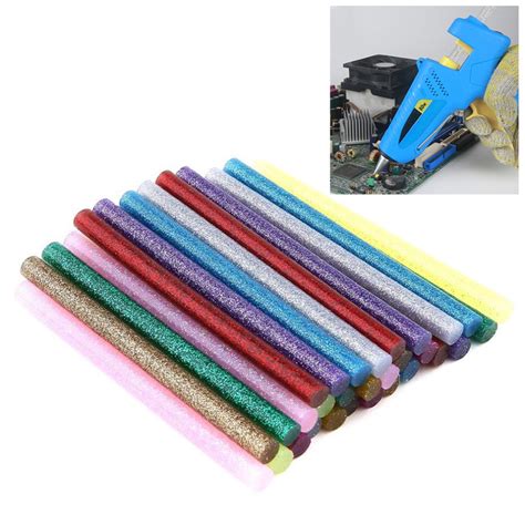 Pcs Set Colored Hot Glue Sticks Hot Melt Glue Sticks Full Size